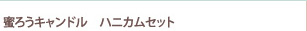 ●蜜ろうキャンドル ハニカムセット